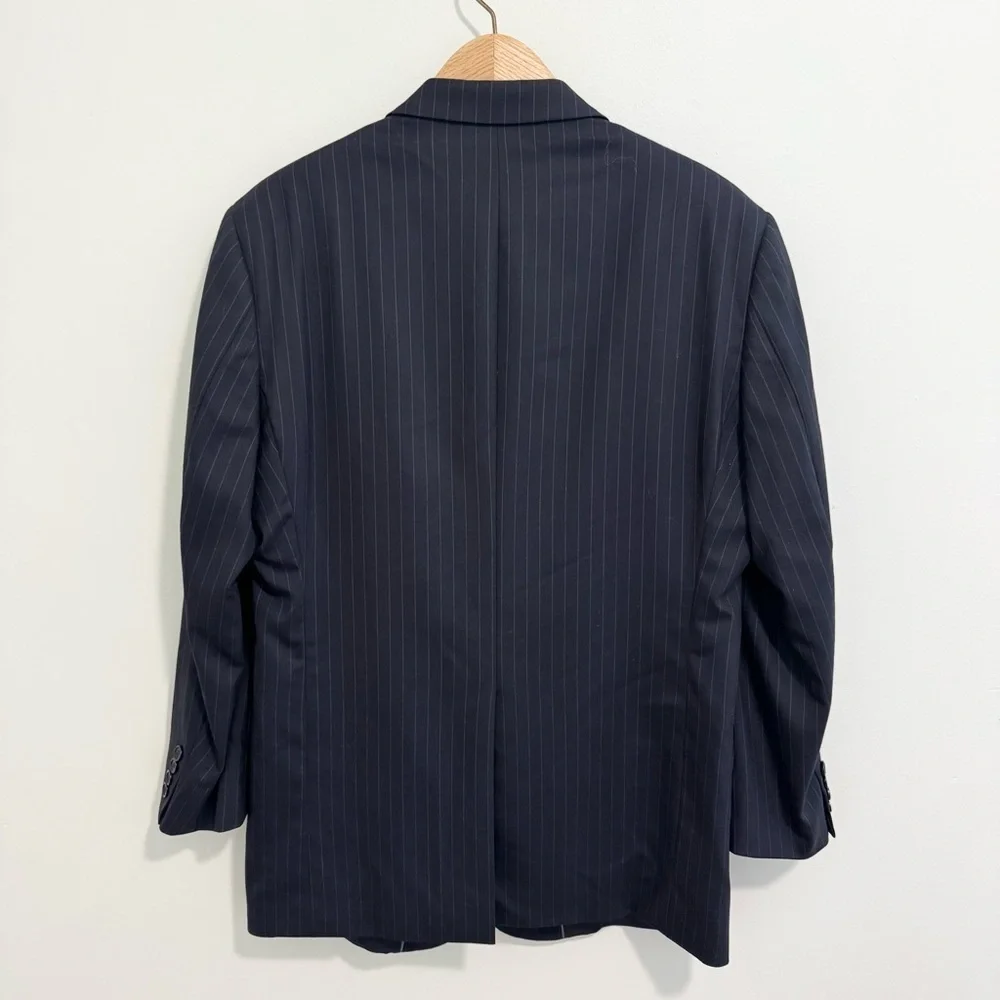 Brooks Brothers Dark Navy Pinstripe Blazer